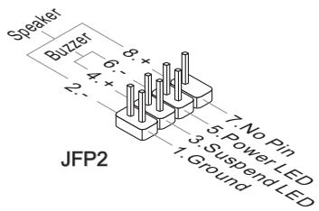 MSI 870-G45 - KoHneKToPbI nepeDHeN paHeN: JFP1, JFP2 - 2