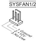 MSI G52-77151X1 - FFAN電源コネケタ：CPUFAN,SYSFAN1,SYSFAN2 - 2