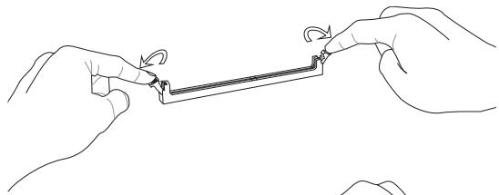 MSI G52-77151X1 - Vorgehensweise beim Einbau von Speicher Modulen - 1