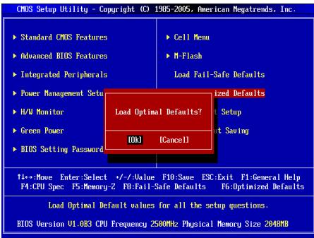 MSI G52-77151X1 - Load Optimized Defaults - 1