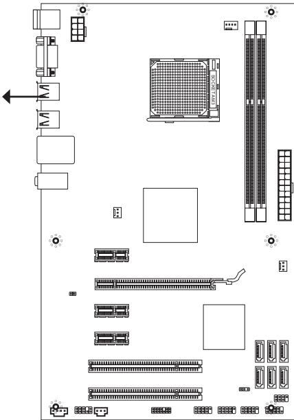 MSI G52-77151X1 - TROUS TARAUDÉS - 1
