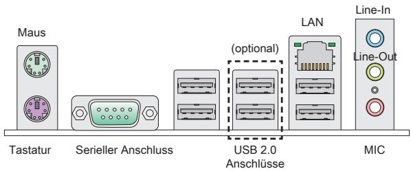 MSI G52-77151X1 - HINTERES ANSCHLUSSPANEL - 1