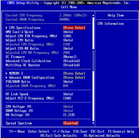MSI MS-7623 760GM-P33 - セルメニュー - 1
