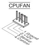 MSI NF725-C21 - 팬 전원 커넥터: CPUFAN, SYSFAN1\~3 - 1