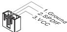 MSI NF725-C21 - S/PDIF- Ausgang: JSP1 - 1
