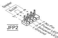 MSI 760GM-P34 - JFP1,JFP2: - 2