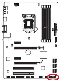 MSI B75MA-P45 - JFP1, JFP2: Front Panel Connectors - 1