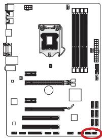 MSI B75MA-P45 - JFP1, JFP2: Pa3bembl npeednei paheiln - 1