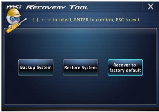MSI WIND TOP AE2051-054FR, WIND TOP AE2051-055FR - Restauration du système - 6