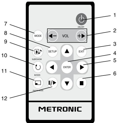 METRONIC CADRE PHOTO NUMERIQUE 8 POUCES - - Description du produit - 2