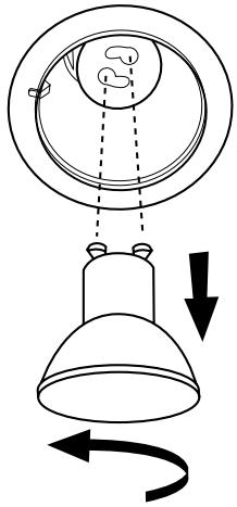 BAUKNECHT UXL6036YS  - INSTALLATION - Replacing a Halogen Lamp - 1
