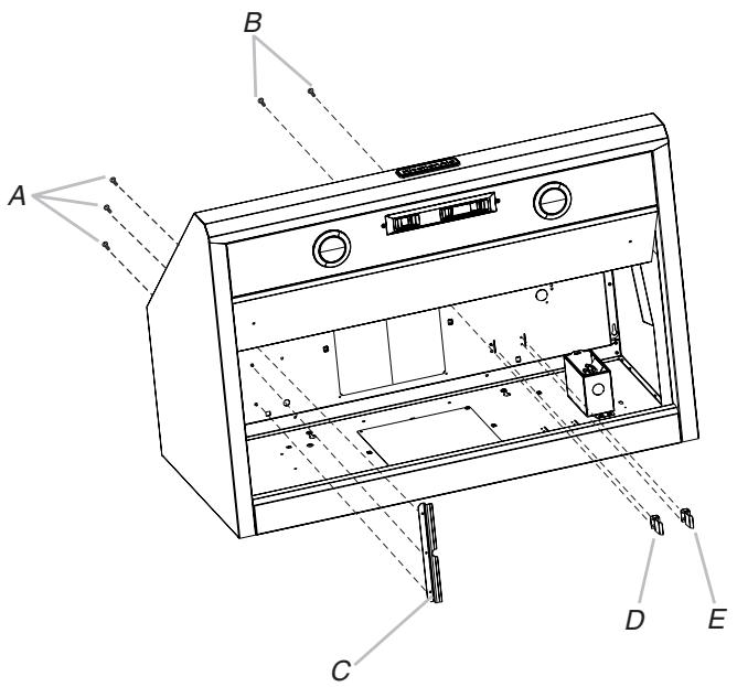 BAUKNECHT UXL6036YS  - INSTALLATION - Prepare the Internal Blower System - 1