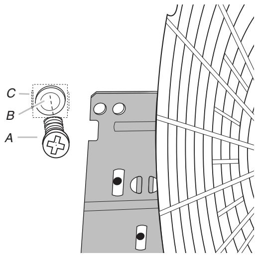 BAUKNECHT UXL6036YS  - INSTALLATION - Installation du moteur du ventilateur interne de la caisse de la hotte - 6