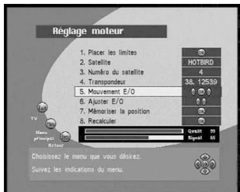 METRONIC TERMINAL NUMERIQUE REPLAYBOX - Branchement sur un ensemble motorisé DiSEqC 1.2 déjà calé - 2