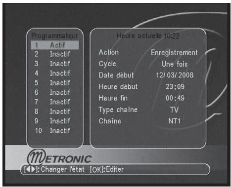 METRONIC 441520 - - Deux manières d'enregistrer : - 1