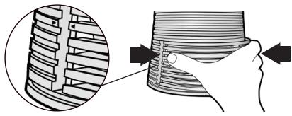 OREGON WS907 - Het filter plaatsen - 1