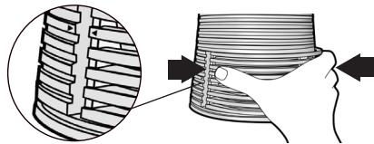 OREGON WS907 - Inserimento dei filtri - 1