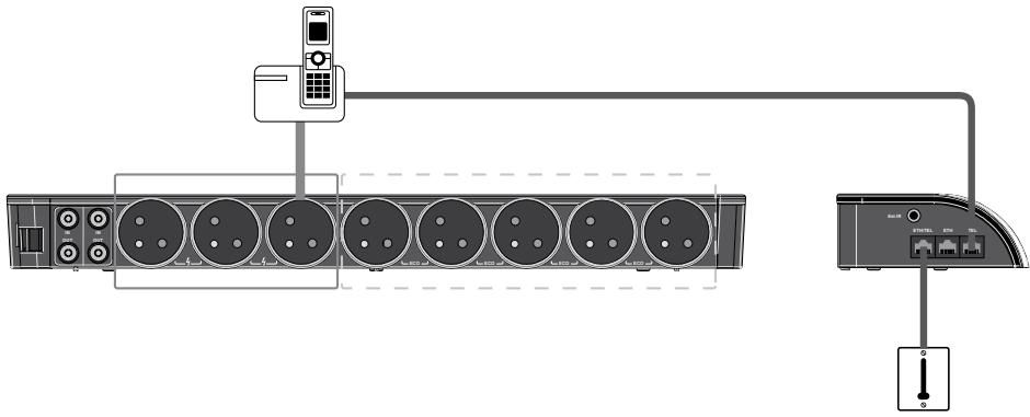METRONIC 495016 - B - Aansluiting van Ethernet / telefoon bescherming - 1
