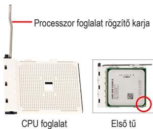 GIGABYTE GA-MA785G-UD3H - AMD CPU beszerelése (Hagyja ki ezt a lépét, ha az alaplapon beépitétt processor van) - 1