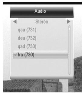 ELAP HYDRIS HD - Sélection des différentes voies audio : - 1