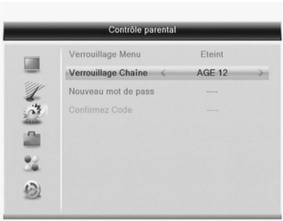 ELAP HYDRIS HD - - Contrôle parental des chaînes - 1