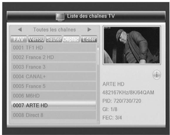 ELAP HYDRIS HD - - Editor les chaînes - 1