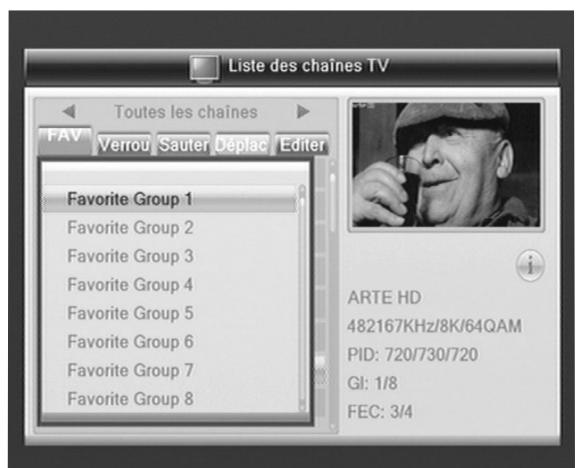 ELAP HYDRIS HD - Passer une chaine (touche verte) - 1