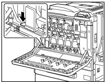 KONICA MINOLTA BIZHUB C252P PHASE3 PRINTER - Pour remplacer le flacon de récepération de toner - 2