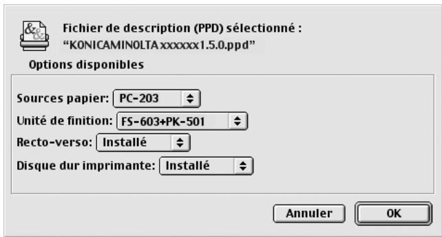 KONICA MINOLTA BIZHUB C252P PHASE3 PRINTER - Spécifier les paramètres - 1