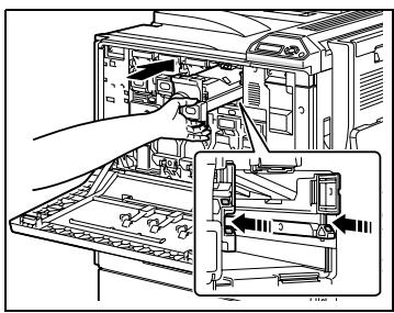 KONICA MINOLTA BIZHUB C252P PHASE3 PRINTER - Alignez la cartouche toner avec les rainures de son logement dans la machine, puis insérez-la jusqu'à ce que la languette s'enclenche. - 1