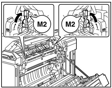 KONICA MINOLTA BIZHUB C252P PHASE3 PRINTER - Dégagement d'un serrage papier dans l'unité de fixation - 3