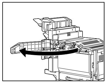 KONICA MINOLTA BIZHUB C252P PHASE3 PRINTER - Pour vider le réceptacle des déchets de perforation de l'unité de finition FS-514 - 1