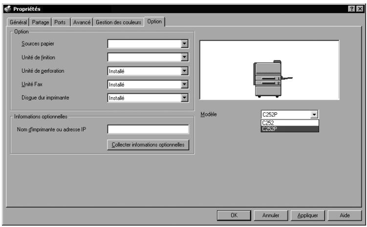 KONICA MINOLTA BIZHUB C252P PHASE3 PRINTER - Selectionner l'imprimante - 1