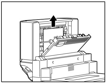KONICA MINOLTA BIZHUB C252P PHASE3 PRINTER - Dégagement d'un serrage papier dans le bac courrier - 5