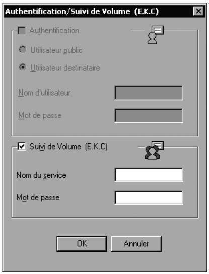 KONICA MINOLTA BIZHUB C252P PHASE3 PRINTER - Spécifier les paramètres de Suivi de volume (E.K.C.) - 1
