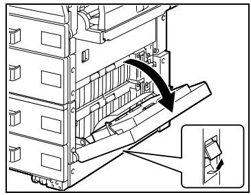 KONICA MINOLTA BIZHUB C252P PHASE3 PRINTER - Pour dégager un serrage papier dans un magasin (Magasin 3 ou 4) - 1