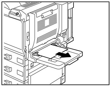KONICA MINOLTA BIZHUB C252P PHASE3 PRINTER - Dégagement d'un serrage dans le plateau d'introduction manuelle - 1