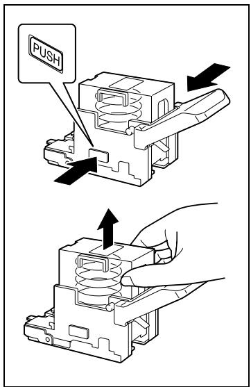 KONICA MINOLTA BIZHUB C252P PHASE3 PRINTER - Pour remplacer la cartouche d'agrafes dans la piqueuse à cheval - 2