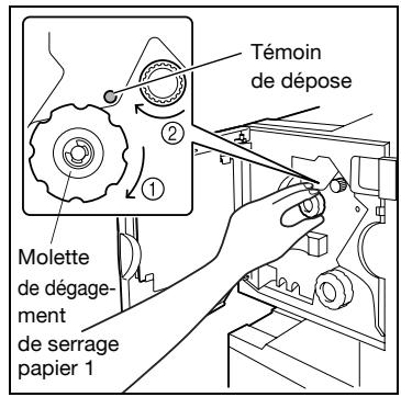 KONICA MINOLTA BIZHUB C252P PHASE3 PRINTER - Dégagement d'un serrage papier dans le module de finition FS-603 - 4