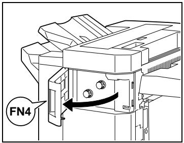 KONICA MINOLTA BIZHUB C252P PHASE3 PRINTER - Dégagement d'un serrage papier dans le module de finition FS-501 - 4