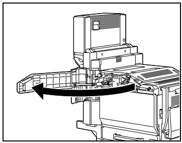 KONICA MINOLTA BIZHUB C252P PHASE3 PRINTER - Dégagement d'un serrage papier dans le bac courrier - 1