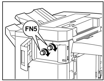 KONICA MINOLTA BIZHUB C252P PHASE3 PRINTER - Dégagement d'un serrage papier dans le module de finition FS-501 - 5