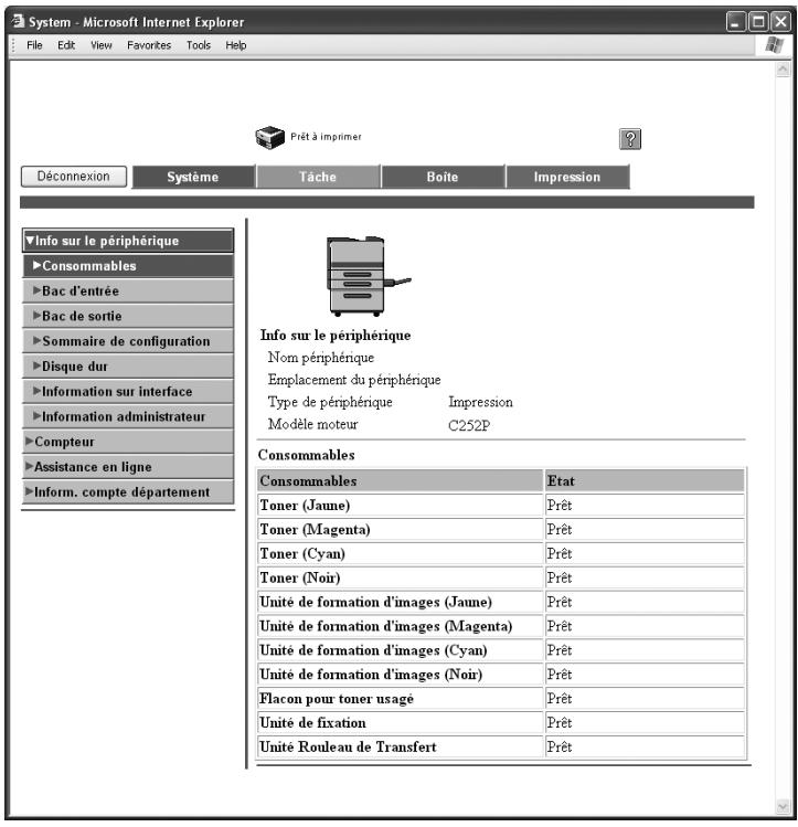 KONICA MINOLTA BIZHUB C252P PHASE3 PRINTER - Mode Utilisateur - 1