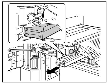 KONICA MINOLTA BIZHUB C252P PHASE3 PRINTER - Pour vider le réceptacle des déchets de perforation de l'unité de finition FS-514 - 2