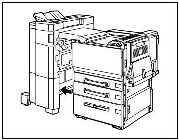 KONICA MINOLTA BIZHUB C252P PHASE3 PRINTER - Dégagement d'un serrage papier dans le module de finition FS-501 - 1