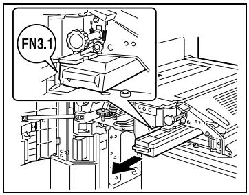 KONICA MINOLTA BIZHUB C252P PHASE3 PRINTER - Pour retireur un serrage d'agrafes dans l'unité de finition FS-514 - 5