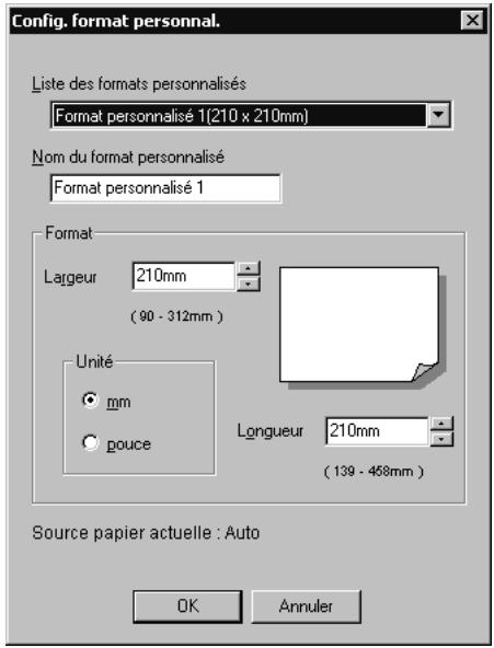 KONICA MINOLTA BIZHUB C252P PHASE3 PRINTER - Spécifier un format personnelisé - 1