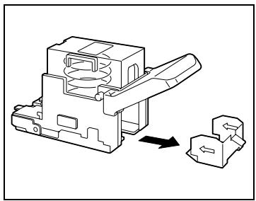 KONICA MINOLTA BIZHUB C252P PHASE3 PRINTER - Pour remplacer la cartouche d'agrafes dans la piqueuse à cheval - 3