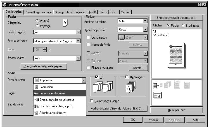 KONICA MINOLTA BIZHUB C252P PHASE3 PRINTER - Procedure de configuration - 1