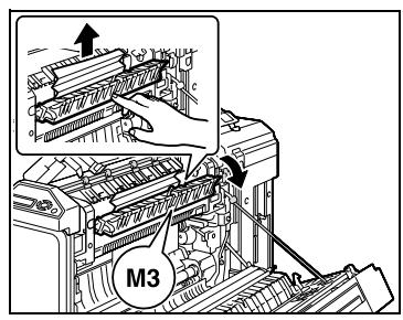 KONICA MINOLTA BIZHUB C252P PHASE3 PRINTER - Dégagement d'un serrage papier dans l'unité de fixation - 5
